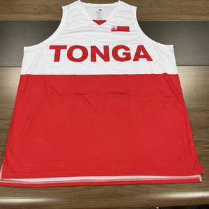 Kaos Basket Singlet Polinesia Maori Samoa Custom Grosir Ukuran Besar, Sablon Polyester Sublimasi, Rompi Olahraga Tim - Product Image 4