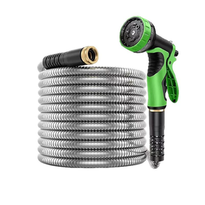 Manguera de Jardín de Acero Inoxidable de 30 Metros con Pistola Rociadora de 10 Funciones, Anticorrosión y Enrollable, Exclusiva para Comercio Transfronterizo - Product Image 5