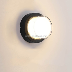 Projet professionnel lampe murale circulaire abat-jour acrylique rond 6W appliques murales extérieures applique murale pour luminaires de véranda - Product Image 1