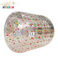 WINSUN Populaire Balle à Roulettes Gonflable en PVC Ignifuge et Imperméable pour la Marche et la Course en Extérieur