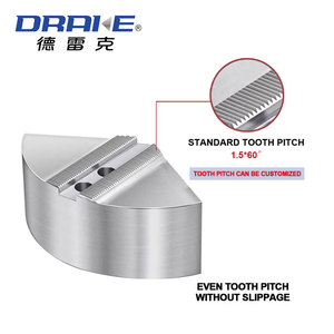 Mâchoires de mandrin DRAKE 5/6/8/10/12 pouces, mandrin de puissance CNC, mâchoires en <span class=keywords><strong>acier</strong></span> doux, pneumatique et manuel, vente chaude, mâchoires de mandrin hydrauliques solides - Product Image 4