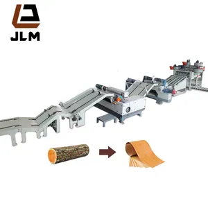 Jinlun 2023 contraplacado linha de produção automática 8ft 2600mm Log madeira folheado Peeling linha