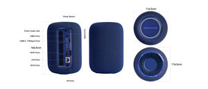 EXR1 Ryzen มินิพีซี ลำโพงคู่ 5 วัตต์ มินิพีซี คอมพิวเตอร์เล่นเกม พีซี วินโดวส์ 11 โปร ออฟฟิศ อีเดอร์ รุ่น Pics - Product Image 4