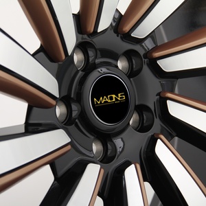 Carriole Maons pronto per la spedizione cerchio in alluminio <span class=keywords><strong>22</strong></span> 23 pollici 5X120 Multi raggio BMF bronzo canna di fucile ruota forgiata per Range Rover - Product Image 6