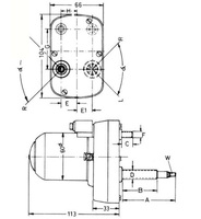 Moteur d'essuie-glace de pare-brise pour Fiat agri Massey/ferron, 12V, 24V, 1.8 nm, pour Renault Agri, même valet, équipement agricole, r13318de