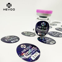 Étiquettes holographiques de luxe pour flacons de peptides de 3 ml, 5 ml, 7 ml, autocollants pharmaceutiques résistants au froid avec service de conception gratuit