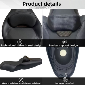 Passend für 2023-2026 Yamaha XMAX300 Motorrad Vollverkleidung Black Line Wasserdichter Atmungsaktiver Sitzbezug Sitzpolster-Set - Product Image 6