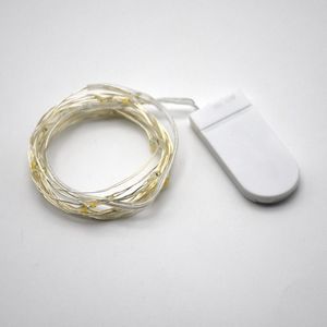 Guirnalda de Luces LED PouChina de 2m, 20 LED, Interior, IP44, Recargable, Luces de Navidad, Control por Botón CR2032, Cable de Cobre - Product Image 4