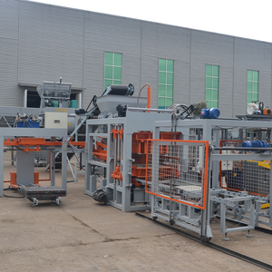 Gạch máy móc <span class=keywords><strong>QT6</strong></span>-<span class=keywords><strong>15</strong></span> bê tông Máy làm gạch tự động rỗng paver Interlock khối máy - Product Image 1