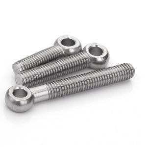 304 a occhio in acciaio inossidabile M5 M6 M8 M10 M12 M14 DIN444 con vite a forma di occhio EyeRod eybolt bullone oscillante M12X80 90 100 110 - Product Image 6