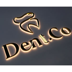 Lettres 3D <span class=keywords><strong>en</strong></span> acrylique rétroéclairé <span class=keywords><strong>en</strong></span> métal, fabrication directe d'usine, lettres LED personnalisées pour les entreprises, les commerces, les bureaux, les hôtels, les bars, les cafés, les restaurants, les bâtiments, les magasins - Product Image 1