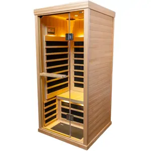 Çin klasik sedir Quadrate kraliyet IR saunalar açık açık kızılötesi Sauna odası