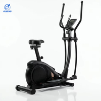GLEEKO 302HA Elliptique Magnétique Silencieux pour la Maison, Machine d'Exercice Cardio pour Brûler les Graisses, Cross-Trainer 8 Vitesses avec Écran LCD, Faible Niveau de Bruit