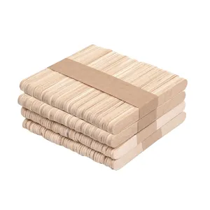 3.66 pouces 93mm bâtons d'artisanat bâtons de crème glacée en bois bâton de Popsicle longueur traiter glace Pop pour boisson résine moule outils faits à la main