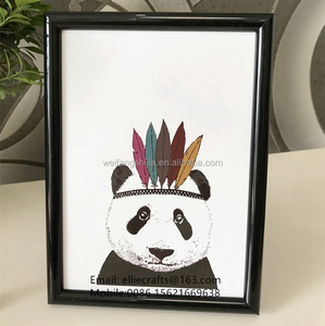 <span class=keywords><strong>Collage</strong></span> de cadres photo pour décoration intérieure, cadre en plastique noir et or A1 A2 A3 A4 pour art mural, cadre photo décoratif - Product Image 3