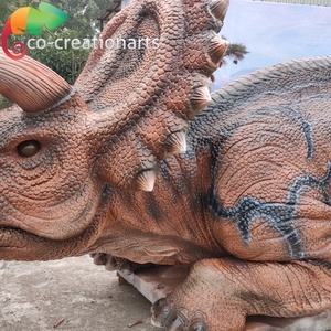 Tema jurásico, decoración de dinosaurios, <span class=keywords><strong>Triceratops</strong></span>, 3D, animatrónico, en venta - Product Image 2
