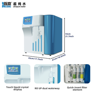 Purificateur d'eau ultra pure de laboratoire avec filtration par osmose inverse et échange d'ions 20l/h Installation et fonctionnement faciles Lab-wp-vf - Product Image 2