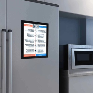 Tableau d'affichage magnétique en gros Porte-affiche magnétique Affichage photo magnétique pour tableau d'affichage de bureau Taille personnalisée - Product Image 1