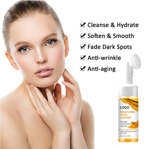 Limpiador Facial de Espuma Herbal y Mineral de Marca Blanca con Aminoácidos, con Beneficios Iluminadores de Cúrcuma y Antiacné - Product Image 1
