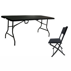 <span class=keywords><strong>Ensemble</strong></span> de tables de <span class=keywords><strong>jardin</strong></span> design en plastique HDPE de 6 pieds <span class=keywords><strong>Ensemble</strong></span> de tables de dîner - Product Image 2