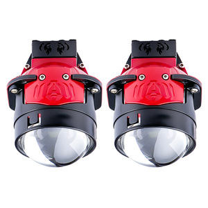 Faros Delanteros Bi-LED Universales de 2.5 Pulgadas, Luces de Proyector LED Láser Duales, Luces Altas y Bajas, Lentes Bi-LED - Product Image 5