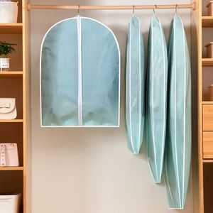 Housse de protection transparente en EVA pour vêtements, idéale pour le rangement et l'organisation des costumes dans le placard, anti-poussière, vente en gros - Product Image 1
