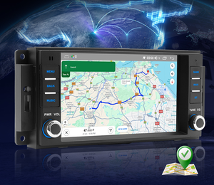 Écran tactile de 7 pouces Navigation GPS Android Auto Stereo Radio Carplay pour lecteur <span class=keywords><strong>DVD</strong></span> aide à l'inversion pour Jeep - Product Image 4