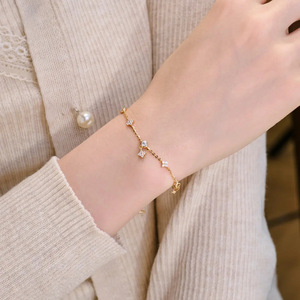 สร้อยข้อมือโมนาโก925 925เงินแท้โซ่ pulseras LED Para fiestas moissanita สร้อยข้อมือ925เงิน - Product Image 1