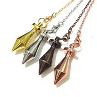 Chaude Reiki Navette Pendule Divinatoire Pendule Spirituel Wicca Équilibrage Pendulo Ésotérique Cuivre Métal Pendule pour Divination