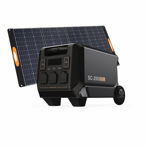 Station d'alimentation portable 2000W, générateur solaire MPPT, batterie domestique d'urgence avec LiFePO4 pour les solutions en cas de panne de courant - Product Image 1