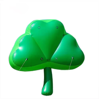 Modèle gonflable géant de trèfle à quatre feuilles de prix usine pour la décoration extérieure