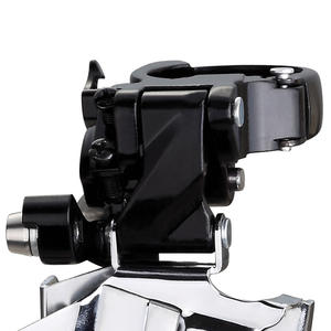 <span class=keywords><strong>Desviador</strong></span> <span class=keywords><strong>Delantero</strong></span> de Aluminio de Alta Calidad de 10 Velocidades, Color Plata + Negro, para Bicicletas de Montaña y Carretera - Shinesoon TP-190012 - Product Image 2