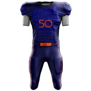 Uniformes de Fútbol Americano Personalizados OEM, Totalmente Personalizables, Transpirables, Tallas Grandes - Product Image 1
