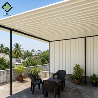 Tôle de toiture en PVC haute résistance, imperméable, ignifuge et isolante thermiquement, à faible coût pour villas en Pérou, au Chili et au Panama