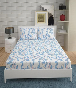 Juego de Sábanas Modernas para el Hogar, 100% Algodón, Diseño Geométrico, 300 Hilos, Resistentes a la Decoloración, Duraderas, Transpirables y Ecológicas - Product Image 1