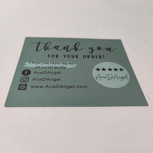 กระดาษฟอยล์สีทอง400gsm/กระดาษเคลือบ800gsm การ์ดขอบคุณธุรกิจพิมพ์ลายตามสั่ง - Product Image 6