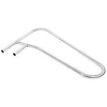 מעקה לבריכה מנירוסטה לבריכות שקועות (39x32) 304SS עם כיסוי כחול נגד החלקה, קיבולת מעל 250 ליברות, מותג OEM - Product Image 4