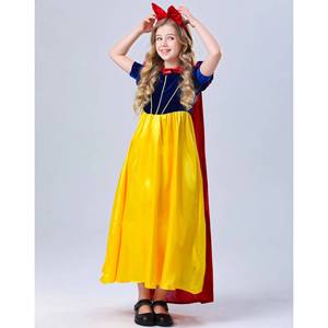 Costume de scène pour enfants sur le thème des contes de fées d'Halloween, costume de princesse blanche-neige mignon pour enfants - Product Image 4