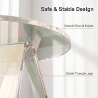 Support de Présentation Décoratif Polyvalent en Acrylique Irisé, Structure Minimaliste Moderne, Finition Arc-en-ciel pour Environnements de Boutiques