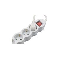 Multiprise E-SUN à Interface Intuitive, 16A, 5 Prises Standard EU avec Prise de Courant, Rallonge CE ROHS pour