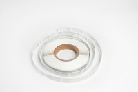 Étiquette d'alarme auto-adhésive RF antivol transparente rectangulaire 5215mm 8.2Mhz désactivateur de système de code-barres pour magasin de supermarché