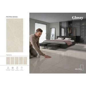 Azulejos de Porcelana Vistaar 60x120cm, Color Beige Mate, Diseño Asiático, para Baño, Exterior y Pasillos, Precio Competitivo en India - Product Image 1