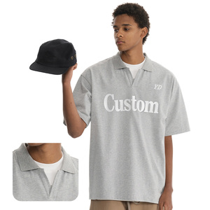 <span class=keywords><strong>T</strong></span>-<span class=keywords><strong>Shirt</strong></span> per il produttore Logo ricamato di alta qualità in bianco Unisex Polo stampa su misura <span class=keywords><strong>T</strong></span>-<span class=keywords><strong>Shirt</strong></span> cotone <span class=keywords><strong>scollo</strong></span> a <span class=keywords><strong>V</strong></span> magliette uomo - Product Image 2