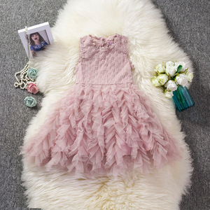 Nouvelle Robe Bébé Fille 2020 : Jupe à Bretelles Fantaisie en Dentelle, Modèles de Robes pour Enfants - Product Image 2