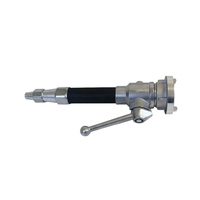 Pistol Air Api Aluminium 50mm untuk Pabrik dengan Saklar, Kopling Storz, dan Nozzle Jet Spray 5-8L/S