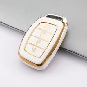 Gold Line TPU Key Fob Cover Fit para <span class=keywords><strong>Hyundai</strong></span> Elantra Sonata Kia Forte Optima Spectra Protector car key case Accesorios - Product Image 5