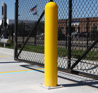 Bollards de sécurité pour tuyaux en acier au carbone robustes et résistants peints à prix d'usine