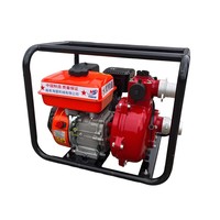 Pompe à eau haute pression anti-incendie à moteur à essence avec pompe à haute levée de 2 pouces