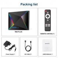 Boîtier TV Android 14 Mortal R69 Plus H728 WiFi 6 8K UHD IPTV NF OTT Lecteur multimédia en streaming Boîtier TV intelligent