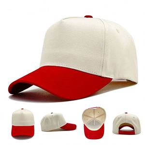 Gorra de Béisbol Unisex de 5 Paneles, 100% Algodón, con Decoración de Perlas y Visera Curva, Personalizable con Logotipo, 5 Piezas, Bloques de Color, Protección Solar, Novedad 2026 - Product Image 2
